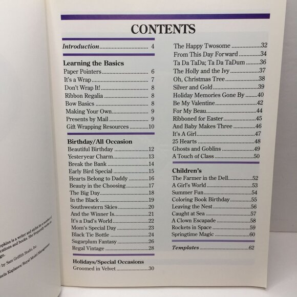 Vintage 2 Book Set Creative Gift Wrapping Fun Easy Simply Shreds Ribbon Shredder - Picture 3 of 16